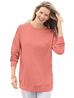 Women's Plus Size Fleece Sweatshirt