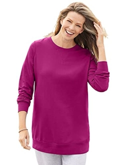 Women's Plus Size Fleece Sweatshirt