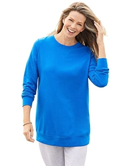 Women's Plus Size Fleece Sweatshirt