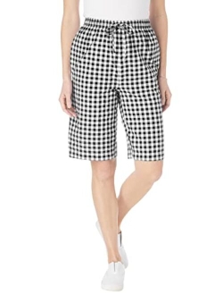 Women's Plus Size Seersucker Short