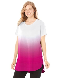 Women's Plus Size Easy Maxi Tunic