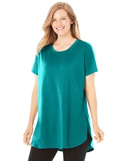 Women's Plus Size Easy Maxi Tunic