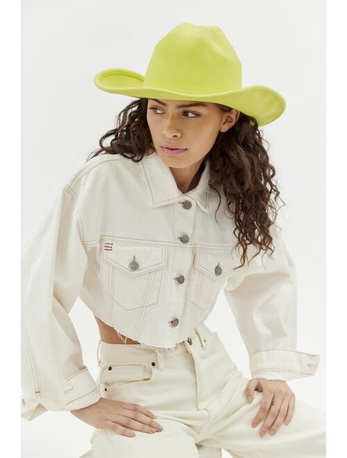 Urban Outfitters Cassidy Brushed Wool Cowboy Hat