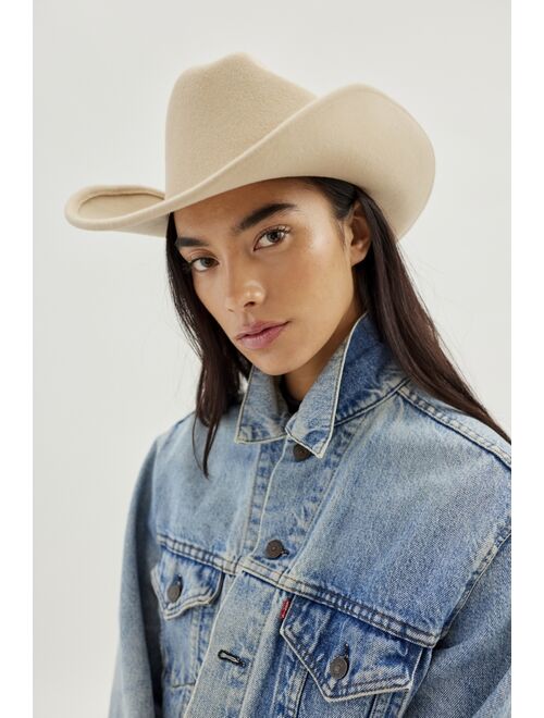 Urban Outfitters Cassidy Brushed Wool Cowboy Hat