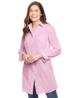 Women's Plus Size Perfect Long-Sleeve A-Line Tunic