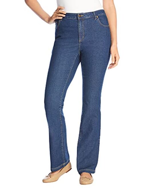 Woman Within Women's Plus Size Bootcut Stretch Jean