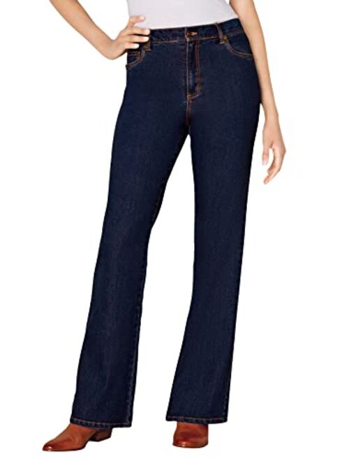 Woman Within Women's Plus Size Bootcut Stretch Jean