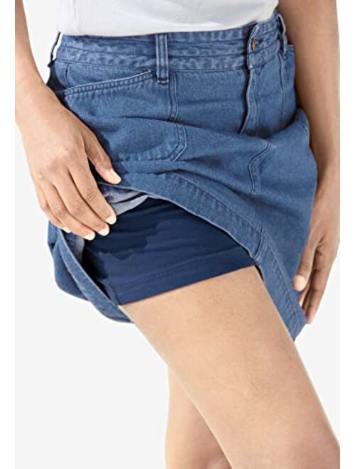 Woman Within Women's Plus Size Perfect Skort