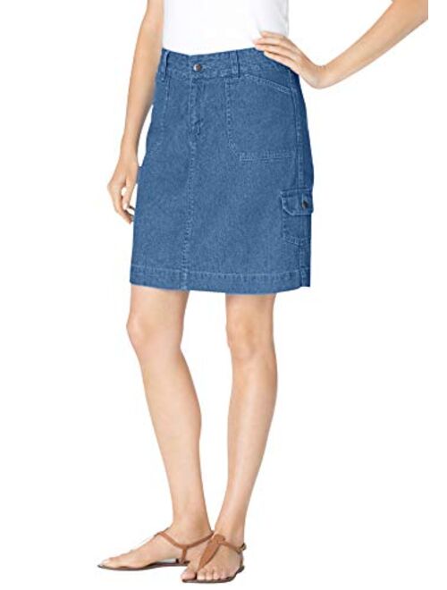 Woman Within Women's Plus Size Perfect Skort