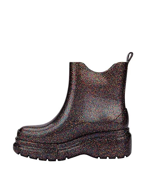 Melissa Womens Grip Chelsea Boots Metallic