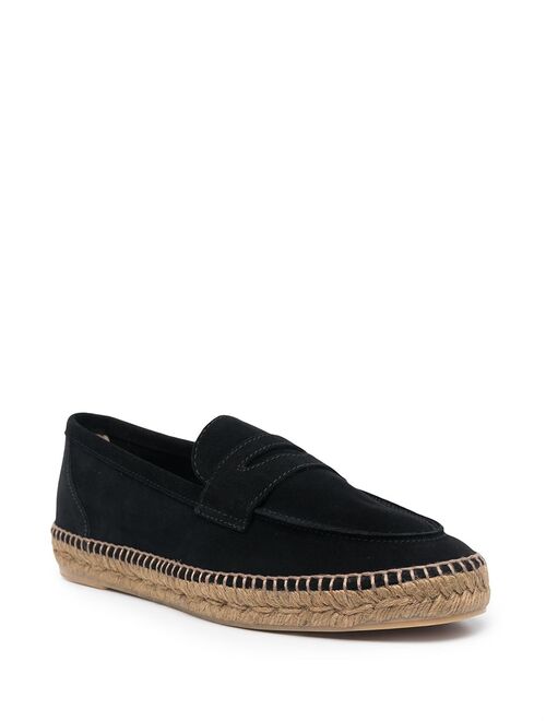 Castaner Nacho suede loafer-effect espadrilles