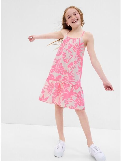 Gap Kids Criss-Cross Tiered Dress