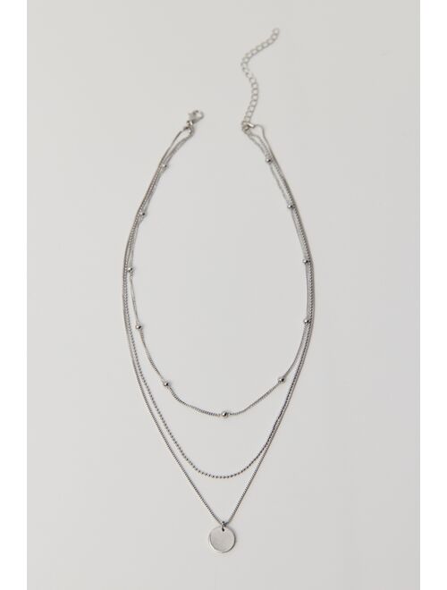 Urban Outfitters Delicate Disc Layering Necklace