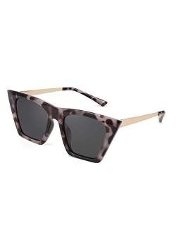 Small Cat Eye Sunglasses Vintage Square Shade Women Eyewear B2291