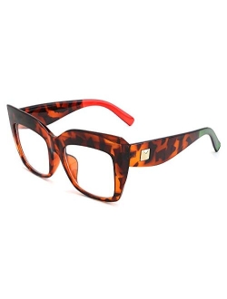 Square Oversized Glasses Frame Eyewear Women B2475