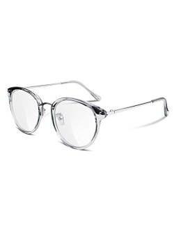 Women Vintage Glasses Frames Round Eyewear Clear Lens B2260