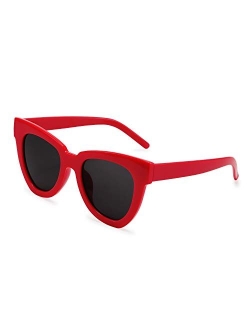 Retro Cat Eye Sunglasses Women Men Vintage Square Cateye UV400 Sunglasses B2586