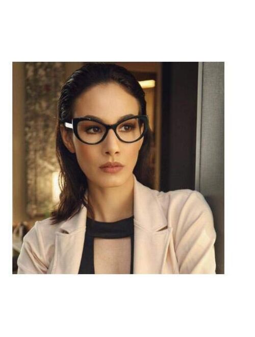 FEISEDY Womens Cateye Glasses Frame Printed Eyewear Clear Lenses Eyeglasses B2441