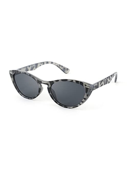 Retro Cat Eye Sunglasses Women Men Vintage Small Cateye UV400 Sunglasses B2617