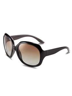 Fashion Oversized Polarized Women Sunglasses TAC Lenses B2434