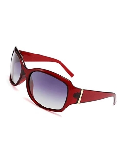 Classic Oversized Polarized Sunglasses Women Wrap Square Shades B2504