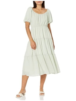 Women's Smocked Tiered Maxi