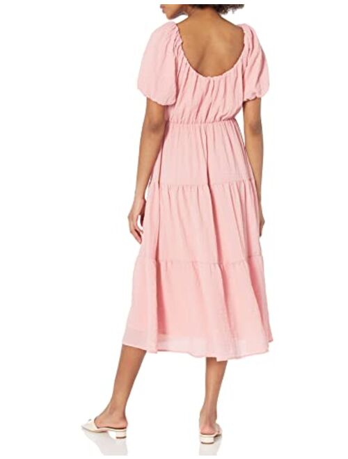 ASTR the label Women's Smocked Tiered Maxi