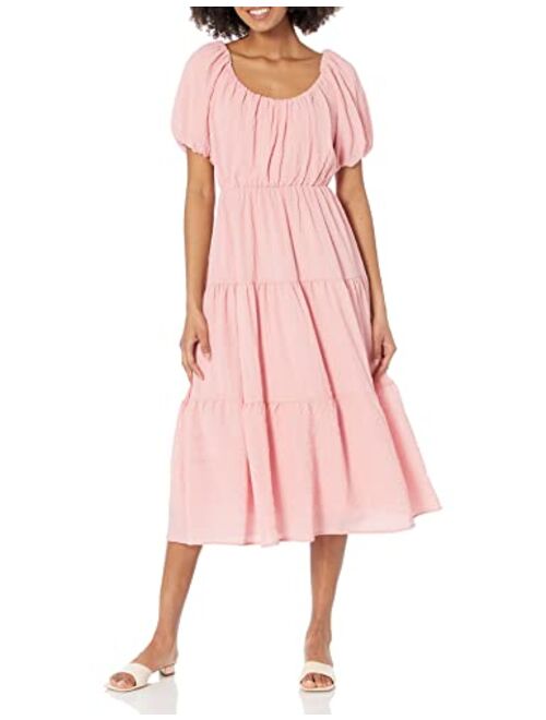 ASTR the label Women's Smocked Tiered Maxi