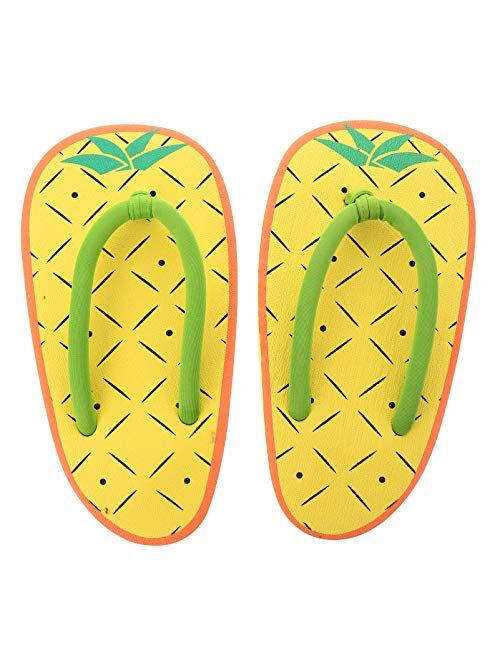 KESYOO Women Beach Slippers Flip Flops Casual Beach Sandal Carrot Fruit Shaped Slipper Travel Outdoor Summer Ladies Open Toe Slipper Shoes 1 Pair