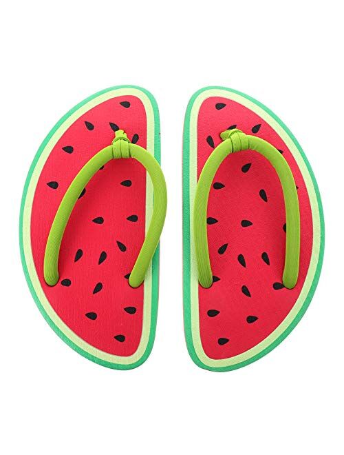 KESYOO Women Beach Slippers Flip Flops Casual Beach Sandal Carrot Fruit Shaped Slipper Travel Outdoor Summer Ladies Open Toe Slipper Shoes 1 Pair