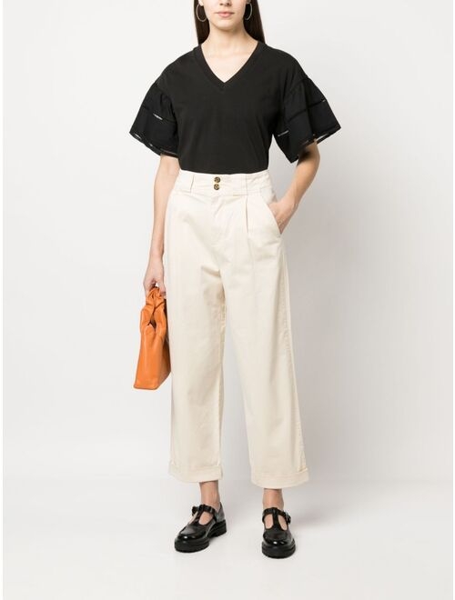 Woolrich high-waisted tailored trousers