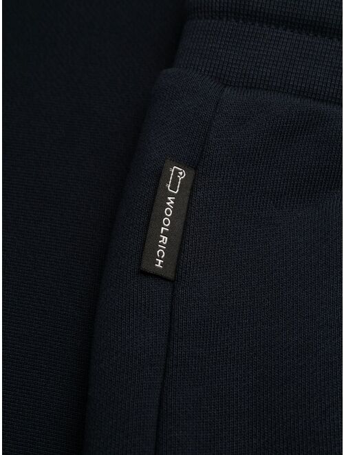 Woolrich logo-embroidered drawstring track pants