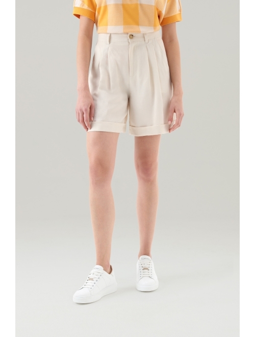 Woolrich linen blend shorts