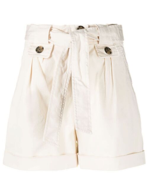 Woolrich tied-waist cotton shorts