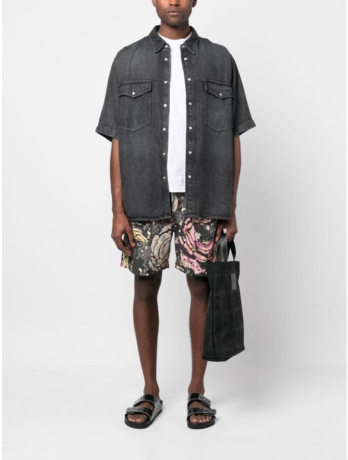 Isabel Marant MARANT graphic-print drawstring shorts