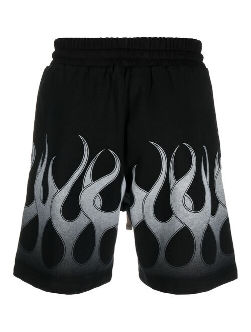 Vision Of Super flame-print cotton shorts