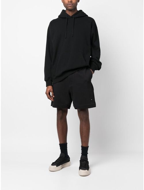 Y-3 logo-print track shorts