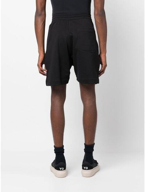 Y-3 logo-print track shorts