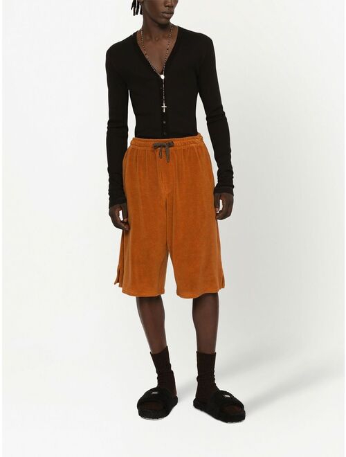 Dolce & Gabbana towelling-finish bermuda shorts