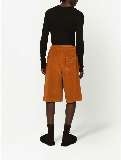 Dolce & Gabbana towelling-finish bermuda shorts