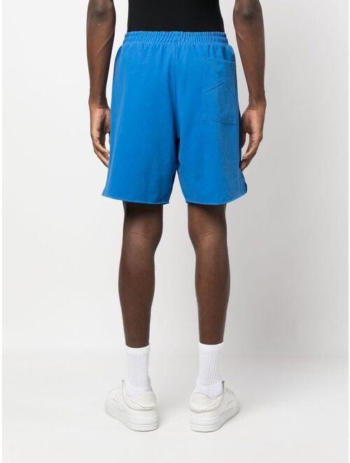 Rhude embroidered-logo drawstring shorts