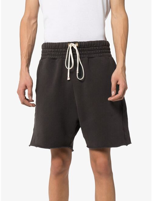 Les Tien raw hem drawstring shorts