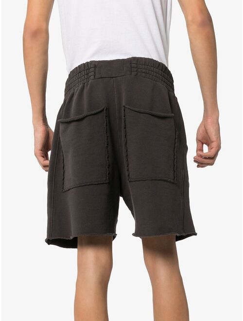 Les Tien raw hem drawstring shorts