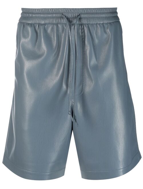 Nanushka faux leather Bermuda shorts