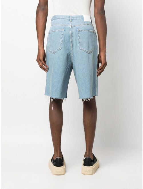 MM6 Maison Margiela stonewash denim shorts