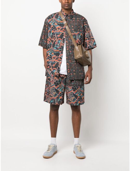 Isabel Marant MARANT graphic-print deck shorts