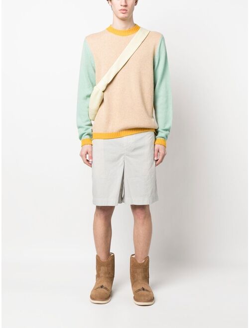 Nick Fouquet striped chino shorts