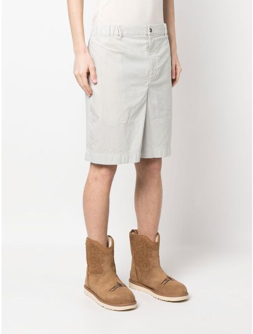 Nick Fouquet striped chino shorts