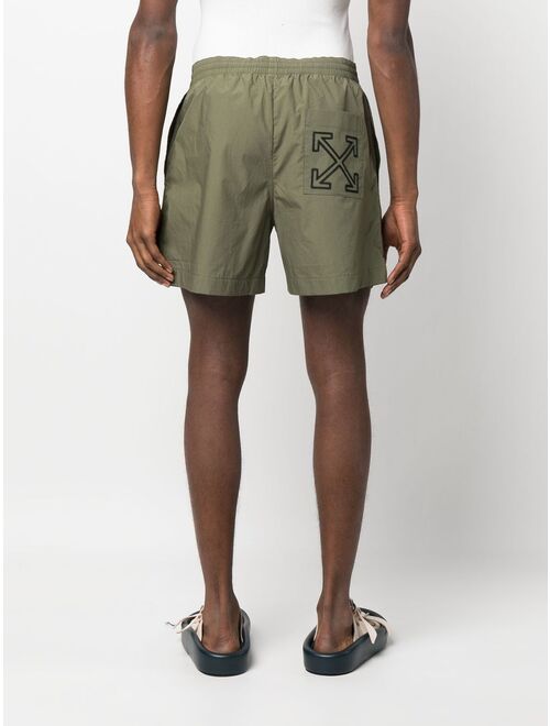 Off-White Arrow Outline track shorts