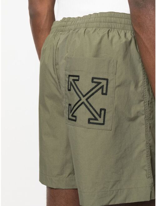 Off-White Arrow Outline track shorts